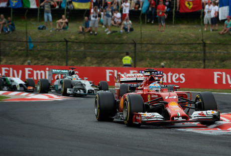 Alonso liderou, terminou em segundo e mostrou que vale quanto ganha (Foto Ferrari Media)