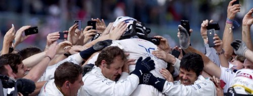 Valteri Bottas celebra seu melhor resultado na F1 (Facebook Valteri Bottas)