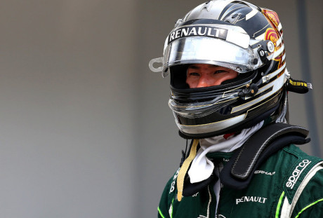 Kobayashi: incertezas sobre motivo do abandono e futuro da Caterham (Foto Caterham Media)