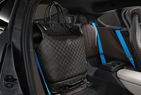 Rear seat luggage