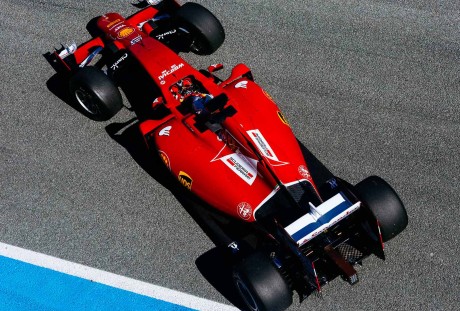 Vettel animou os fãs da Scuderia (Foto Ferrari Media)