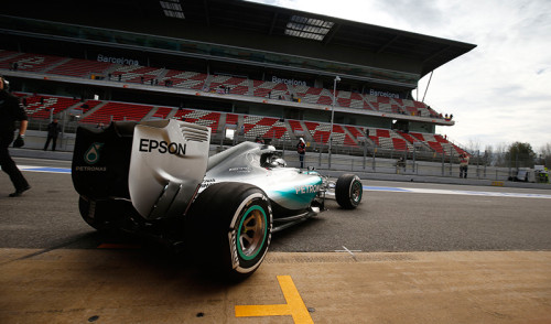 Nico Rosberg: o único a baixar de 1:23 em Barcelona (Foto Mercedes-Benz)
