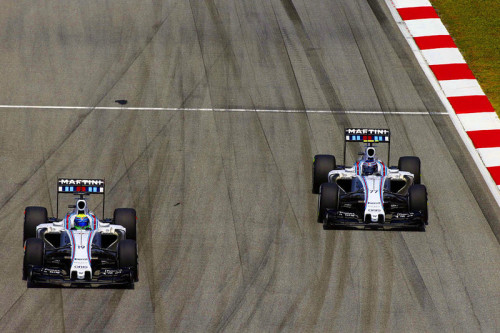 Massa não conseguiu segurar Bottas (foto Williams)