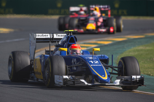 Felipe Nasr se impôs a Daniel Ricciaardo e Kimi Räikkönen (Foto Sauber Motorsport)