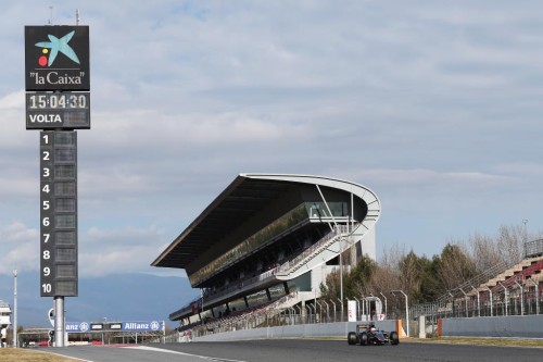 Barcelona, local dos testes da maioria das equipes (Foto Sahara Force India)