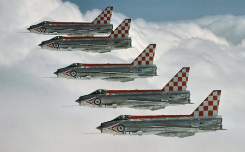 Firebirds, esquadrão de acrobacias da RAF que durou apenas um ano (thunders-and-lightnings.co.uk)