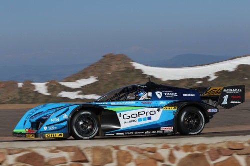 O carro el´trico de Tajima, o monstro de Pike's Peak (foto Noburo Tajima)