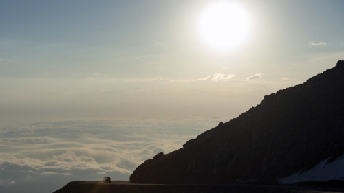 Visual impressionante foi desfrutado por 60% dos competidores (foto PikesPeak.Com)