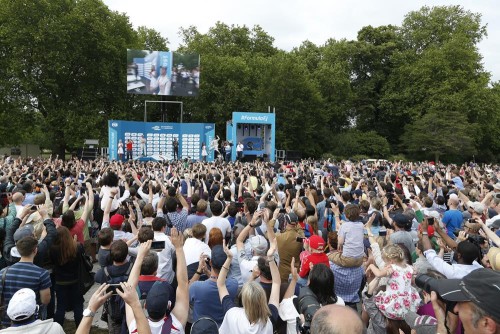 Cerca de 25 mil pessoas acompanharam a final da F-E em Londres (foto FiaFormula E)