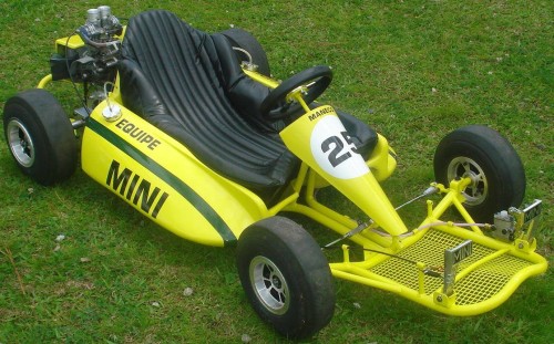 Kart Mini de Maneco Combacau restaurado por Marcelo Afornali (foto Afornali)