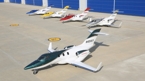 HondaJet_Fleet_with_First_Production_Aircraft