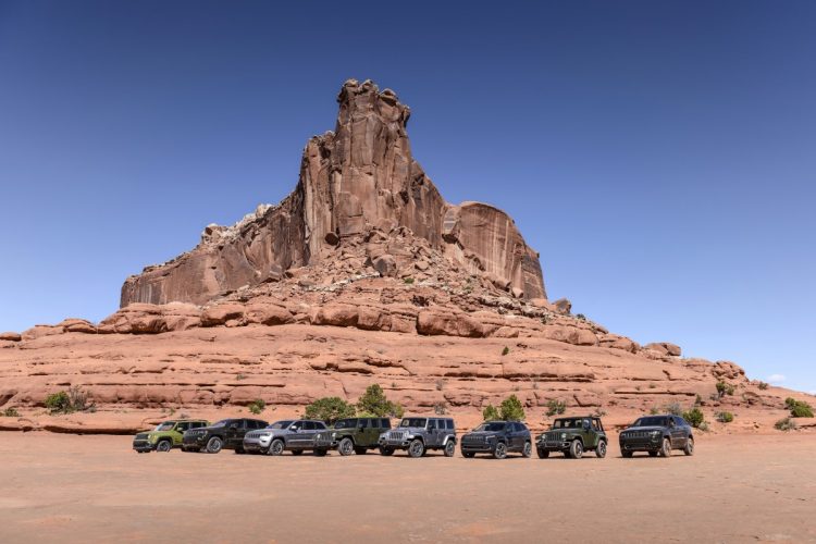Primeira parada do Test-Drive em Moab: hora de revezar a condução com os colegas jornalistas. Foto: divulgação