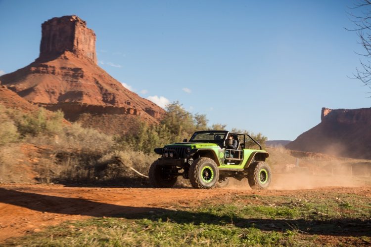 Jeep Trailcat nos caminhos Off-Road ao redor do hotel. Foto: divulgação