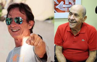 Eduardo Cardoso (1952-2016) e José Asmuz (1928-2016) (Fotos de arquivo)