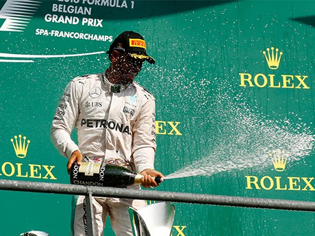 Lewis Hamilton: largou em último, terminou em terceiro (Foto Mercedes)