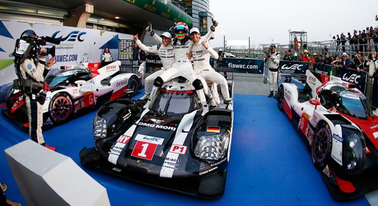 Vitória em Shnagai garantiu o Mundial de Endurance para a Porsche (Foto Porsche)