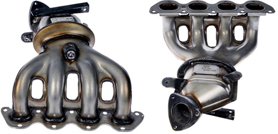 replacement-exhaust-manifold-with-integrated-catalytic-converter